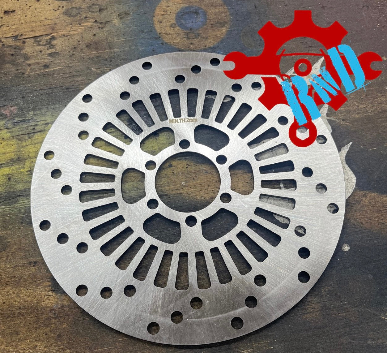 180mm Thick style Rotor for Stock Razor Wheels