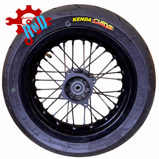 Razor MX or SX 12" Rear Supermoto Wheel Kit