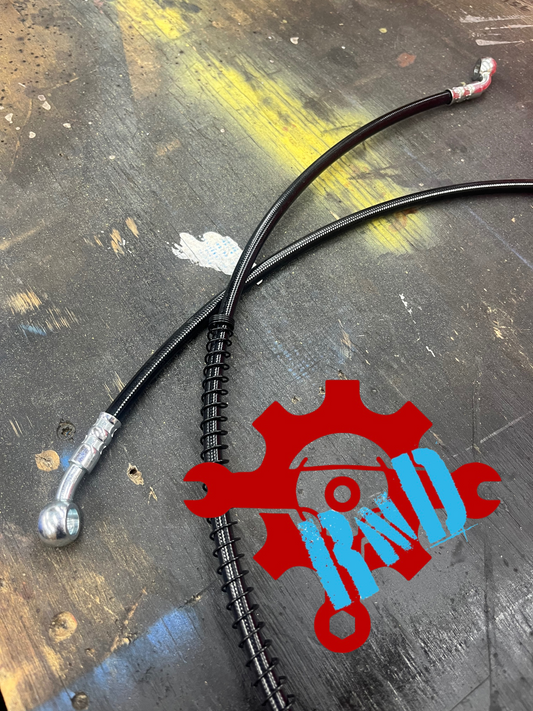 Extra Long Rear Brake Hose for Ride or Die RnD Hydraulic Brake