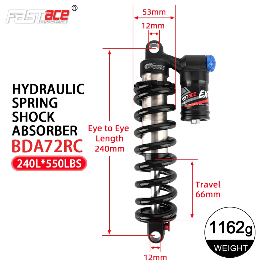 Fastace BDA72RC Rear Shock